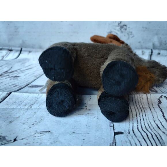 Alaska Friends Moose Plush Animal Brown Standing Small 8inch Alaska Souvenir - Picture 6 of 9